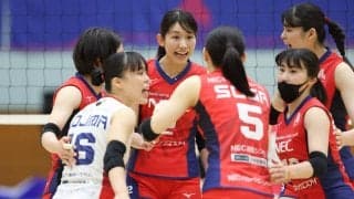 Vリーグの試合結果一覧と順位（V1男女・3月12日）