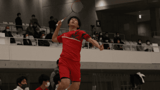 【連載】『令和３年度卒業記念特集』第42回　牧野倫太郎／バドミントン