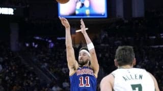 トンプソンが今季最多の38得点…ラプターズは3連勝を飾り渡邊も3Pをヒット／NBA