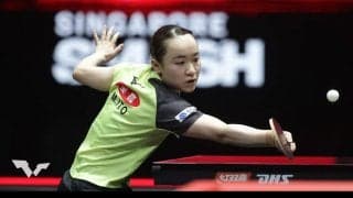 伊藤美誠、五輪3大会出場の元Tリーガー下して2回戦突破＜卓球・WTTシンガポールスマッシュ2022＞