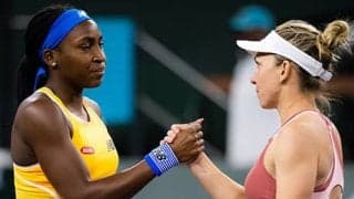 元女王ハレプ 18歳ガウフ撃破