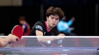 森薗政崇、東京五輪金メダリストに完敗で2回戦敗退＜卓球・WTTシンガポールスマッシュ2022＞