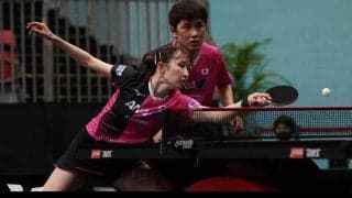 張本智和/早田ひなペア、香港ペアに苦杯で2回戦敗退＜卓球・WTTシンガポールスマッシュ2022＞