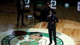 「今までで最高のチームメート」…ケビン・ガーネットがセルティックスの永久欠番入り