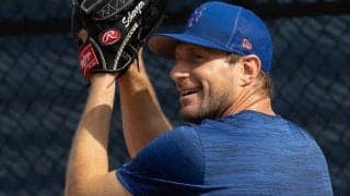 【MLB】シャーザーがメッツ姿で初の投球練習　投手コーチは精密制球に太鼓判「非常にハイレベル」