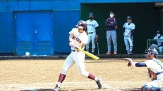 好機であと一本が出ず　法大に敗れ、関東大会は２回戦敗退／第２回戦　法大戦