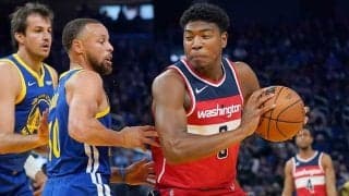 【NBA】八村塁、米国にいた“古参サポーター”が話題　豪快ダンクで興奮「ガチのファンかも」