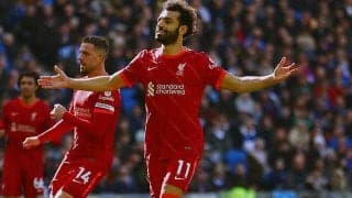 リバプールに朗報!　練習復帰のサラーはアーセナル戦出場へ