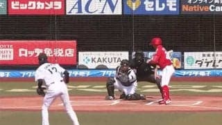 スイングも困難「もう訳分からん」　外角から襲い来る魔球が「野球ゲームみたい」