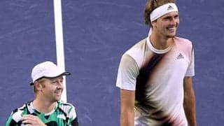  単初戦敗退ズベレフ  複で4強 