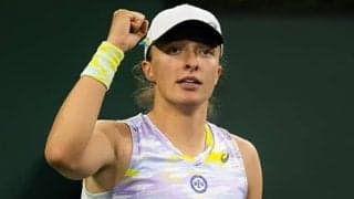 シフィオンテク 圧勝で初4強