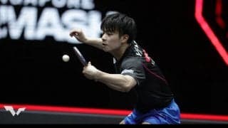 快進撃止まず　宇田幸矢、世界選手権のリベンジ果たし4強入り＜卓球・WTTシンガポールスマッシュ2022＞
