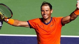 ナダル 勝利後に夢の3ショット