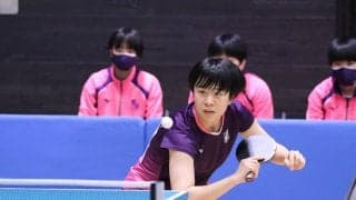 進徳女子、昨年のベスト8校に勝利　女子予選E、F、G、Hリーグ1試合目結果＜全国高校選抜卓球大会＞