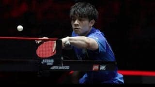 宇田幸矢、熱戦演じるも世界1位の壁超えられず＜卓球・WTTシンガポールスマッシュ2022＞