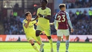 アーセナルが守護神不在の中で難敵ビラに完封勝利!　サカの決勝点はクラブのPL通算2000点目に《プレミアリーグ》