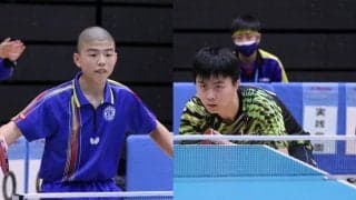 実践学園vs明豊、明徳義塾vs東山　予選突破かけ直接対決へ＜卓球・全国高校選抜男子＞