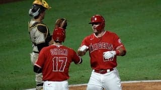 【MLB】「僕は好きだよ」大谷翔平の後を打つことをトラウトが歓迎　\"MVP打線\"は破壊力抜群