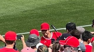 【MLB】大谷翔平が子どもたちに“神対応”　試合前のサービス精神は「素晴らしい思い出に」