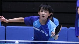 明秀日立が予選突破　前回3位の鶴岡東下す“下剋上”　男子予選Hリーグ結果＜全国高校選抜卓球大会＞