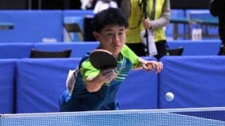 天王寺・阪上奨、予選リーグ突破で16強入り　男子シングルス予選リーグ結果①＜全国高校選抜卓球大会＞