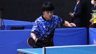 慶應義塾・川瀨俊也、2戦連続完封で予選突破　男子シングルス予選リーグ結果②＜全国高校選抜卓球大会＞