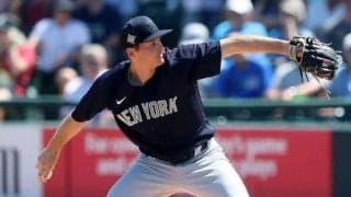 【MLB】56センチ真横滑りが「半端じゃない」　ヤンキース右腕の投じたスライダーが大反響