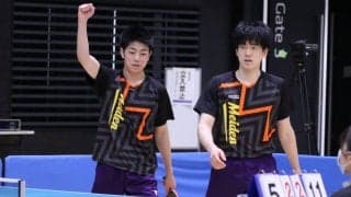 7連覇狙う愛工大名電、ベスト4へ　希望が丘は一矢報いるも及ばず＜全国高校選抜卓球大会＞