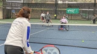 健常の方々が車いすテニスを体験、“PLAY TENNIS,GOOD LIFE”　第5弾『車いすテニス体験会』を開催