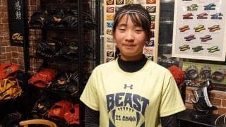 夢は整形外科医とプロ野球選手の“二刀流”　強烈スイング＆強肩の小6女子に密着