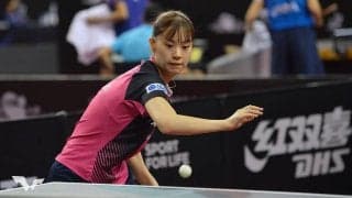 長﨑美柚、2戦連続の金星ならず　20歳の中国選手にストレート負け＜卓球・WTTコンテンダードーハ2022＞