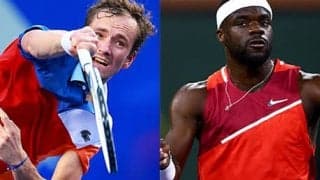 メド、ティアフォーと練習