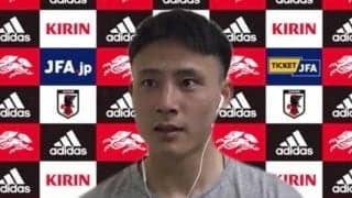 「失うものはない」世代別代表デビューのDF内野貴史、ドイツで培った強いメンタリティを持ち込む「チームのため、国のため」