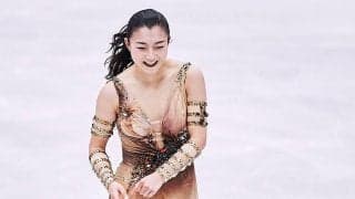 「…80!?　80!?　80!?」　坂本花織、CBC実況席も笑った得点表示後の反応が「可愛すぎる」