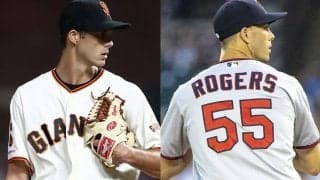 【MLB】一卵性双生児なのに…投げ方は真逆？　ロジャース兄弟の“合成投球”は「目がくらむ」