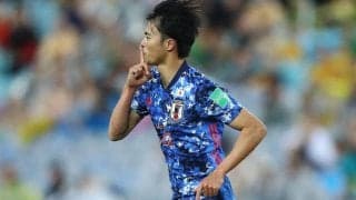 日本をW杯に導いた三笘薫、代表初ゴールを振り返る「ダフリ気味でしたが…」