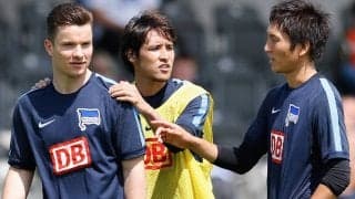 原口元気、ヘルタ時代のチームメイトとシドニーで再会しユニフォーム交換