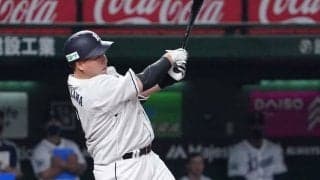 西武山川が「なんつー球打ってんだ」“超悪球”しばいた豪快弾は「あそこまで飛ばすか」