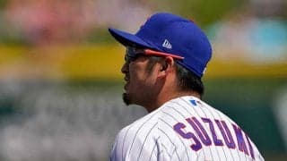 【MLB】鈴木誠也、ベンチであわや打球直撃　インタ中の“恐怖”…ファン安堵「無事でよかった」