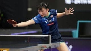 張本美和、シングルス予選2回戦突破　本選出場なるか＜卓球・WTTスターコンテンダードーハ＞