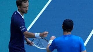  メド 初戦突破、マレー撃破 