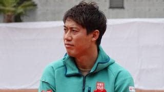 錦織圭、左股関節手術後初の公の場。復帰まだ先とするも「順調にリハビリは進んでいる」