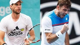 ティーム＆ワウリンカ 初戦決定