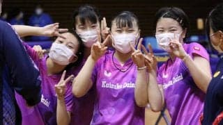 苦しみながらの3連覇　皆川監督「ダブルスを崩すことも考えた」＜全国中学選抜卓球大会＞