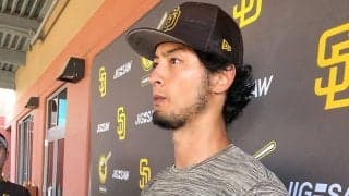 【MLB】ダルビッシュ、最速156キロも「佐々木選手みたいには…」　OP戦2戦目は4回4K1失点