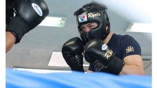 村田諒太「1R目が勝負になる」　VSゴロフキンへスパー公開、接近戦で強烈ボディー披露