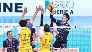 石川祐希のミラノ　モデナとのプレーオフ初戦を落とす