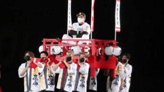 「BIGFACEの圧勝」選手もファンも大爆笑　鷹・藤本監督の“神輿”入場の舞台裏公開