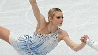 脳震とうで搬送された米フィギュア女子選手　愛ある計らいに感激「このチーム大好き」
