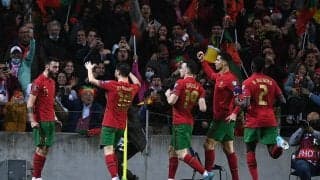 B・フェルナンデスの2発で北マケドニアを退けたポルトガルが6大会連続8度目の本大会出場《カタールW杯欧州予選》